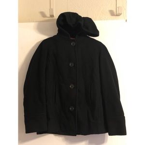 Anne Klein hooded pea coat. Size petite medium.
